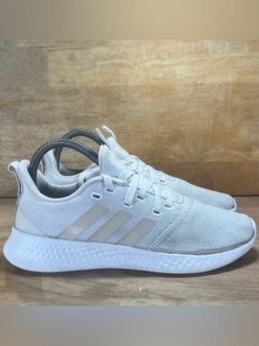Adidas Puremotion Cloudfoam Womens Size 6.5 Running Shoes White Pink FY8219